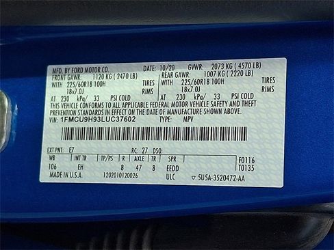 Used 2020 Ford Escape SEL image 29