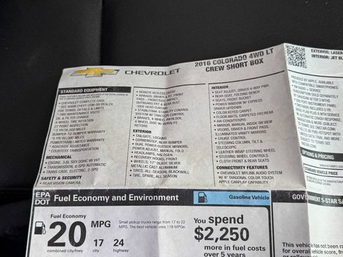 Used 2016 Chevrolet Colorado LT w/ Luxury Package, Chrome AWD/4WD image 34