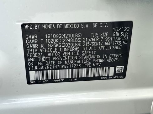 Used 2023 Honda HR-V EX-L image 27