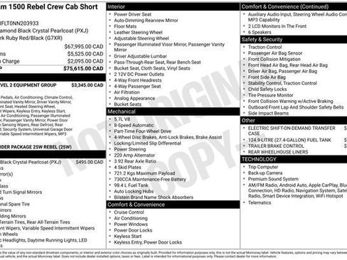 Used 2022 RAM 1500 Rebel w/ Rebel Level 2 Equipment Group AWD/4WD image 29