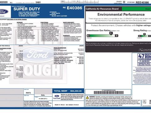 Certified 2024 Ford F350 Lariat w/ Lariat Ultimate Package AWD/4WD image 12