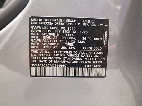 Used 2021 Volkswagen Atlas S image 33