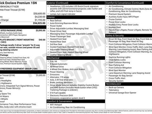 Used 2021 Buick Enclave Premium w/ Sun and Sites Package image 5