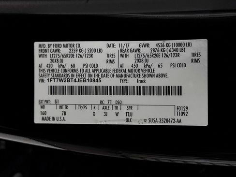 Used 2018 Ford F250 Platinum w/ Platinum Ultimate Package AWD/4WD image 38
