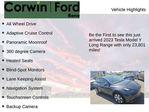 Used 2023 Tesla Model Y Long Range AWD/4WD image 4
