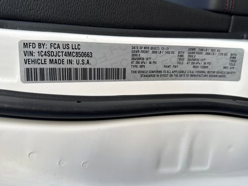 Certified 2021 Dodge Durango R/T w/ Blacktop Package image 47