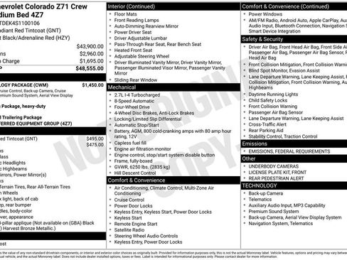 Certified 2025 Chevrolet Colorado Z71 w/ Technology Package image 4