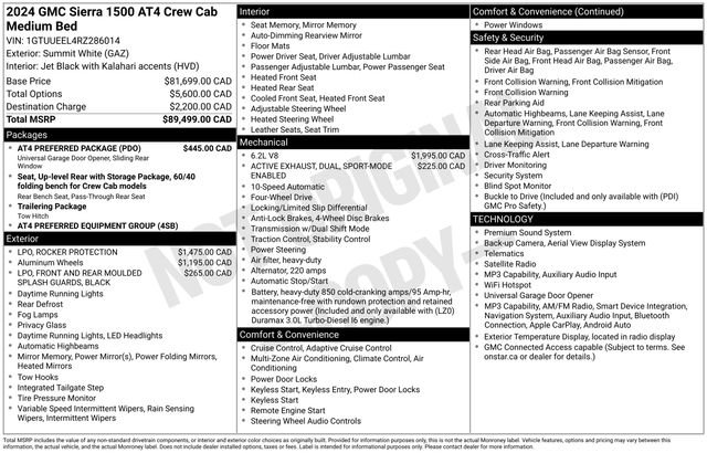 Used 2024 GMC Sierra 1500 AT4 w/ AT4 Preferred Package AWD/4WD image 23