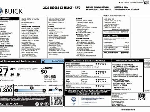 Used 2022 Buick Encore GX Select image 3