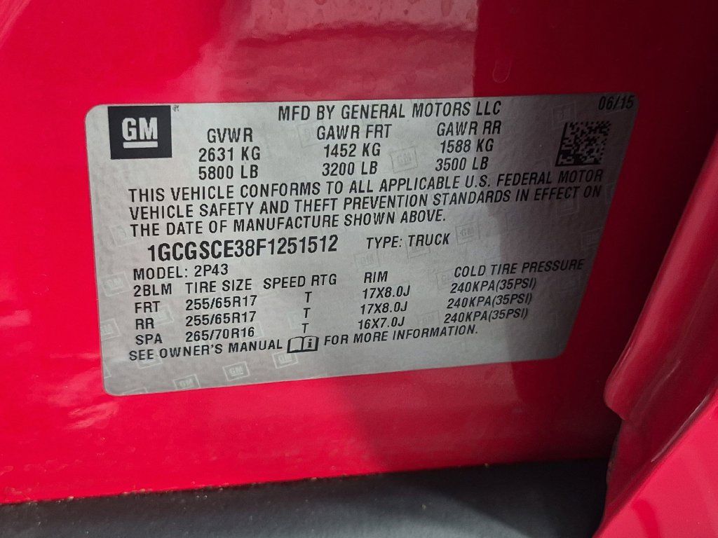 Used 2015 Chevrolet Colorado Z71 RWD image 36