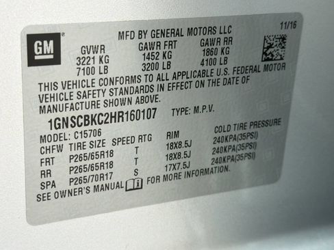 Used 2017 Chevrolet Tahoe LT RWD image 24