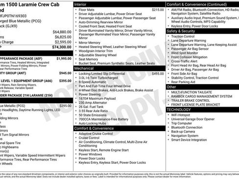 New 2026 RAM 1500 Laramie w/ Sport Appearance Package AWD/4WD image 25