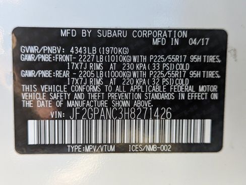 Used 2017 Subaru Crosstrek 2.0i Limited image 49