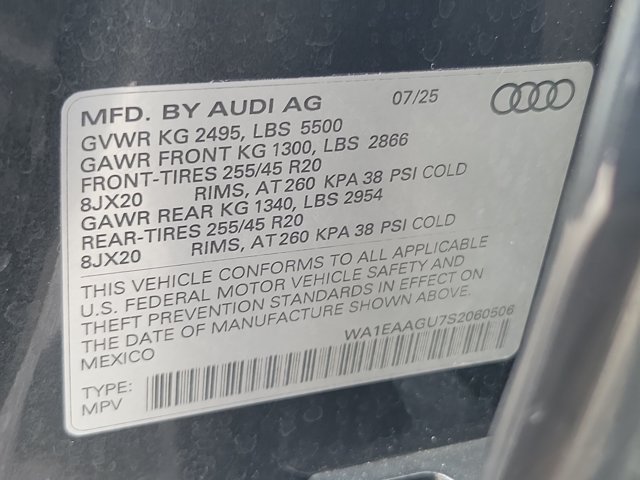 Certified 2025 Audi Q5 Premium Plus w/ Premium Plus AWD/4WD image 30