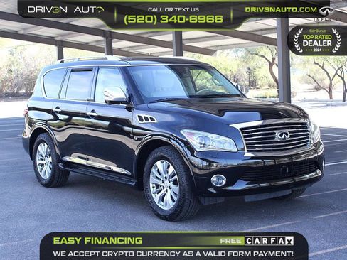 Used 2014 INFINITI QX80 4WD w/ Deluxe Touring Package image 1