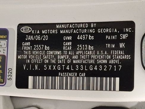 Used 2020 Kia Optima SE image 27