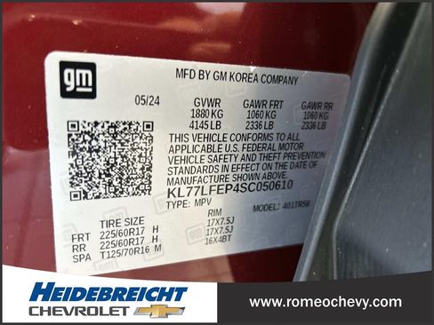 Used 2025 Chevrolet Trax LS w/ LS Convenience Package FWD image 8