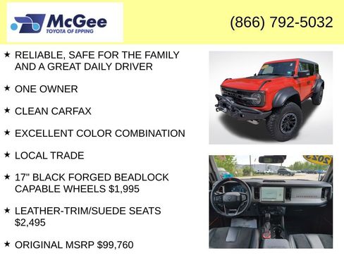 Used 2023 Ford Bronco Raptor AWD/4WD image 4