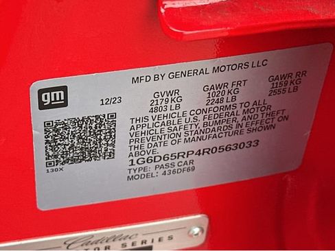 Used 2024 Cadillac CT4 V Blackwing w/ Elevation Edition RWD image 36