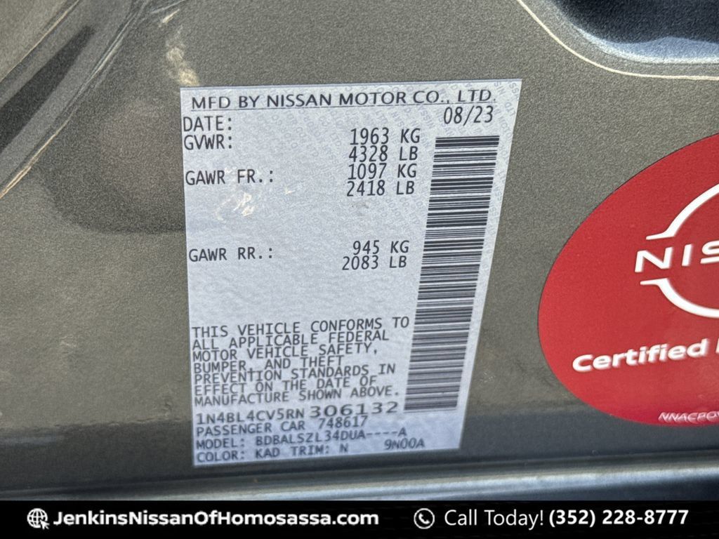 Certified 2024 Nissan Altima 2.5 SR FWD image 48