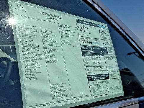 New 2026 INFINITI QX60 Luxe w/ Cargo Package image 20