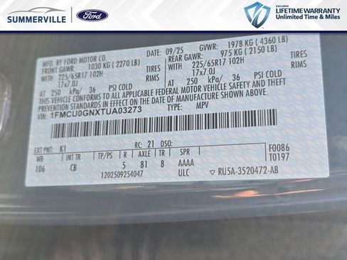 New 2026 Ford Escape Active w/ Tech Pack #1 FWD image 34
