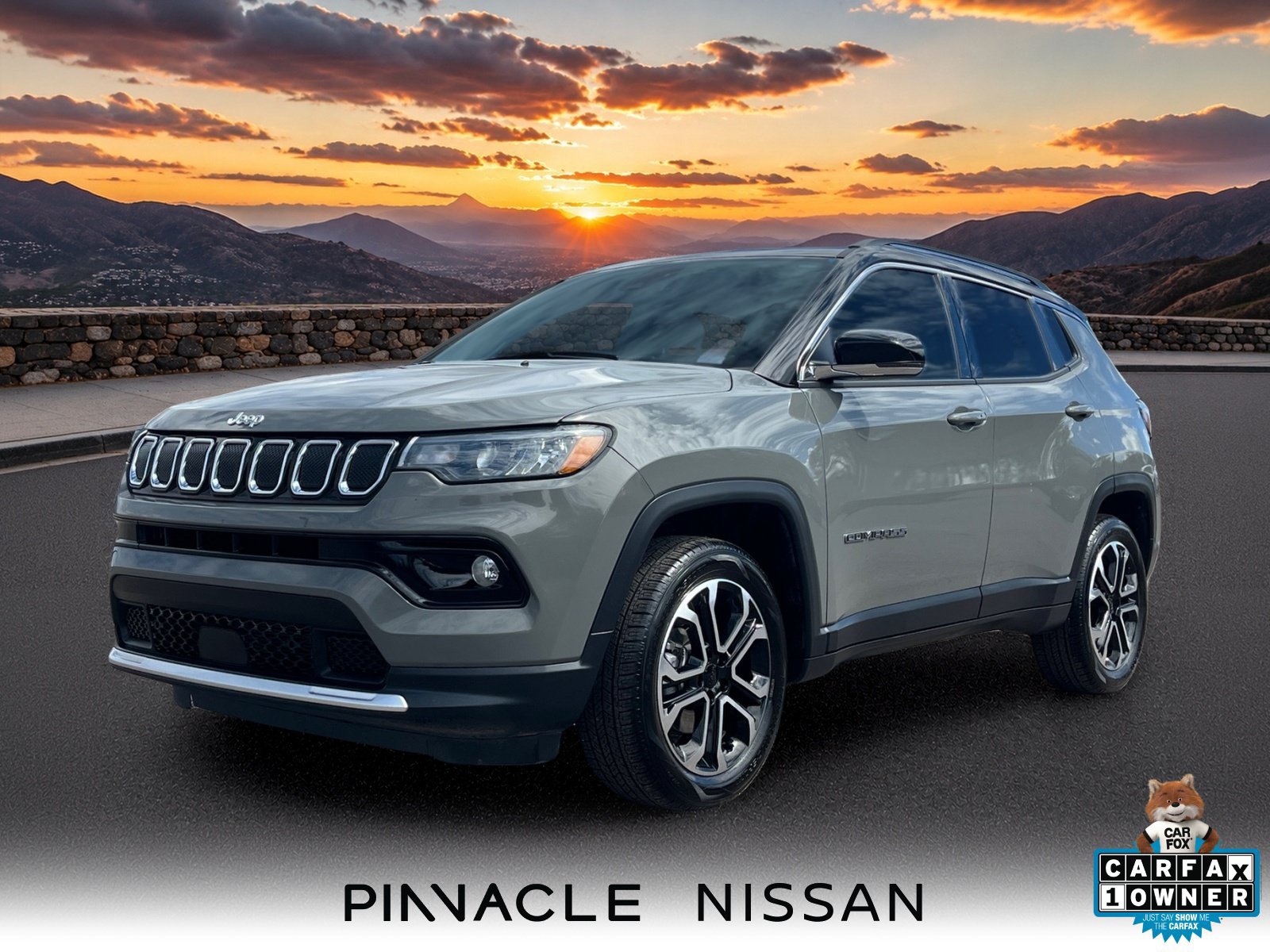 Used 2022 Jeep Compass Limited w/ Sun and Sound Group AWD/4WD image 1