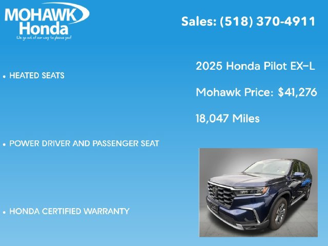 Certified 2025 Honda Pilot EX-L image 9