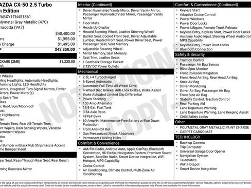 New 2026 MAZDA CX-50 Meridian Edition w/ Apex Package image 6