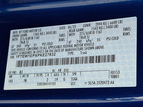 Used 2023 Ford F150 XLT w/ Equipment Group 302A High AWD/4WD image 26