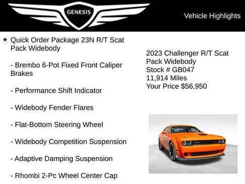 Used 2023 Dodge Challenger R/T Scat Pack RWD image 5