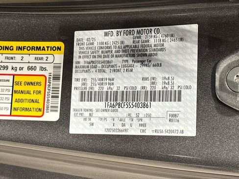 New 2025 Ford Mustang GT Premium image 36