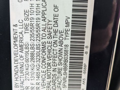 Certified 2024 Honda Odyssey Touring image 35