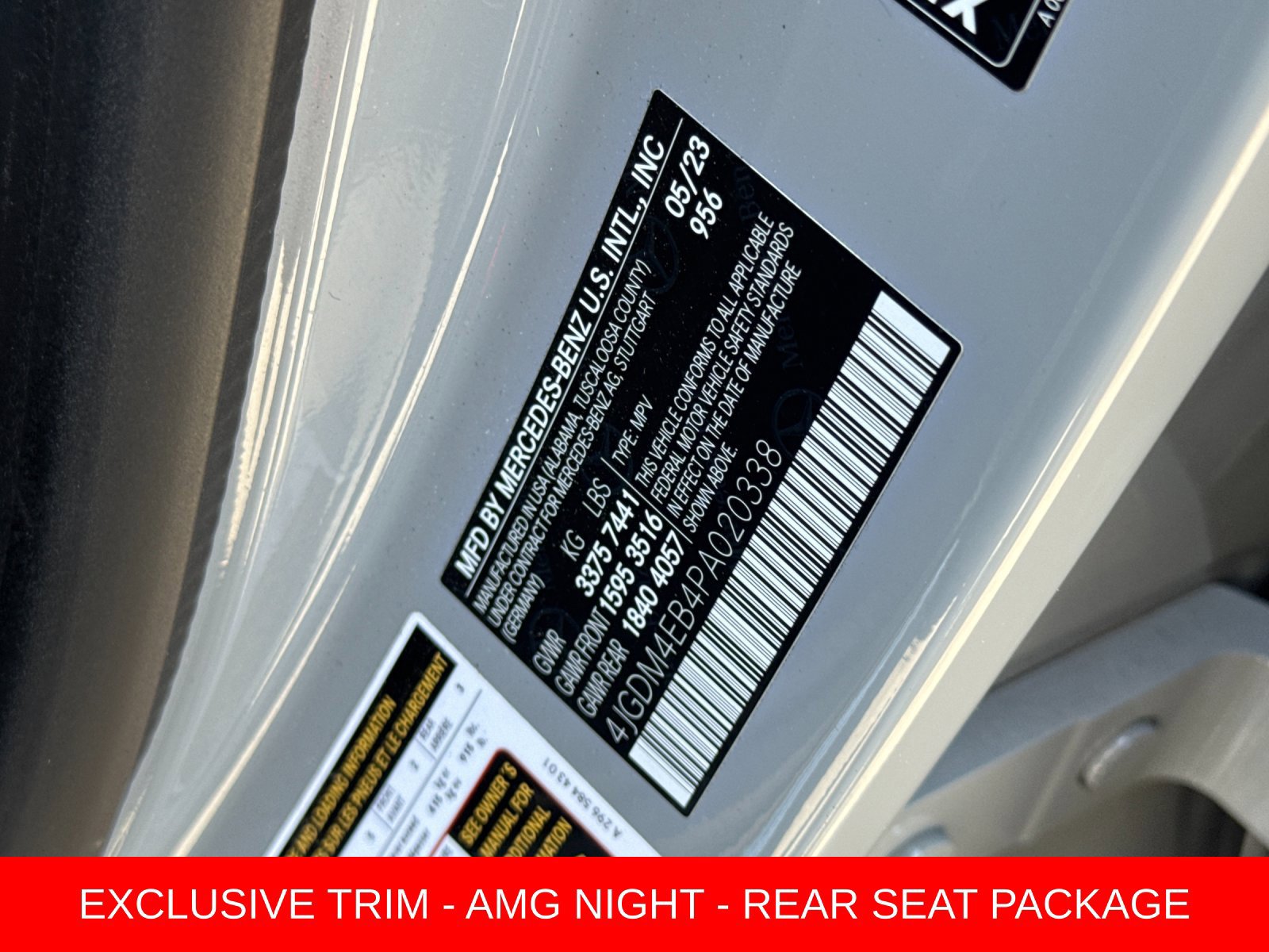 Certified 2023 Mercedes-Benz EQS 580 4MATIC SUV image 29