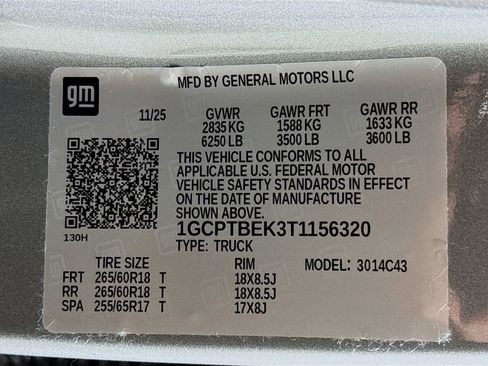 New 2026 Chevrolet Colorado W/T w/ WT Custom Package image 30