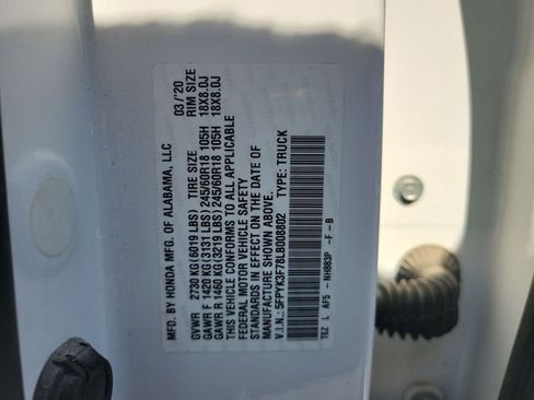 Used 2020 Honda Ridgeline RTL-E image 43