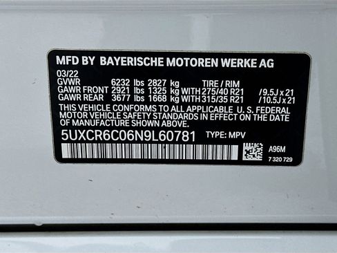 Certified 2022 BMW X5 xDrive40i w/ M Sport Package image 33