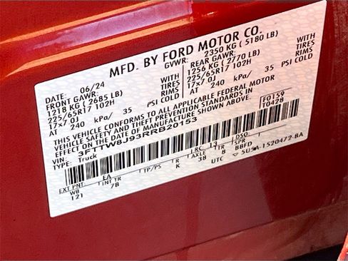 Used 2024 Ford Maverick XLT w/ Equipment Group 300A Standard image 30