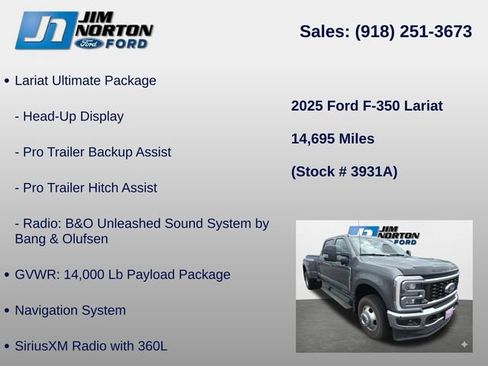 Used 2025 Ford F350 Lariat w/ Lariat Ultimate Package AWD/4WD image 15