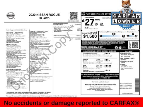 Used 2020 Nissan Rogue SL image 3