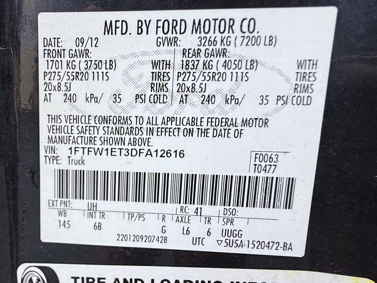 Used 2013 Ford F150 FX4 w/ Luxury Equipment Group AWD/4WD image 19