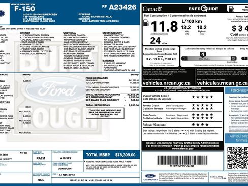 Used 2024 Ford F150 XLT w/ Equipment Group 303A High AWD/4WD image 9