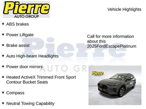 Used 2025 Ford Escape Platinum AWD/4WD image 14