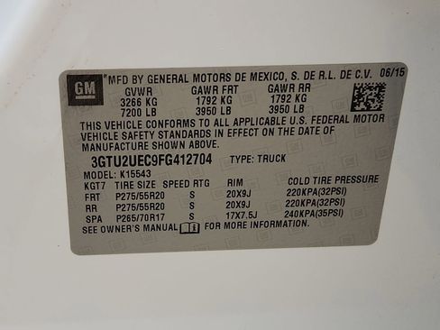 Used 2015 GMC Sierra 1500 SLE w/ SLE Value Package image 40