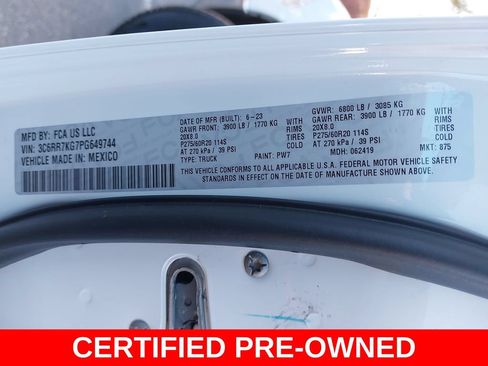 Certified 2023 RAM 1500 Tradesman w/ Tradesman SXT Package AWD/4WD image 35