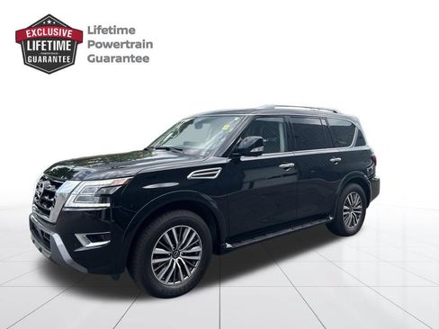 Certified 2024 Nissan Armada SL w/ Captain's Chairs Package RWD image 1
