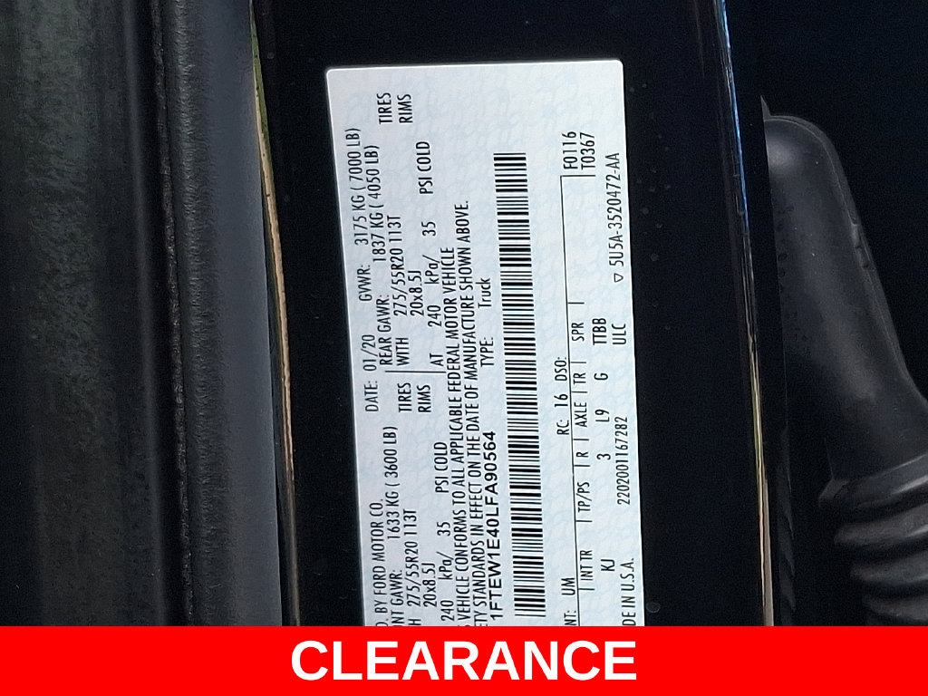 Used 2020 Ford F150 King Ranch w/ Equipment Group 601A Luxury AWD/4WD image 26