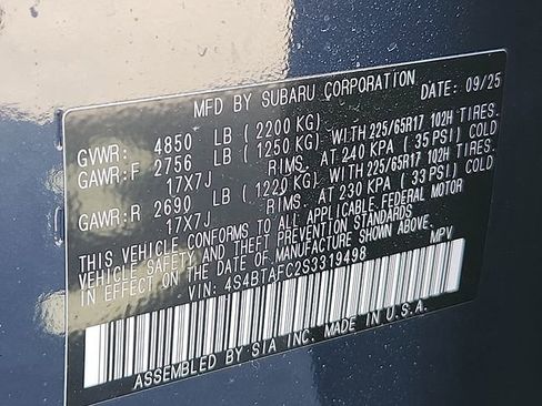 Used 2025 Subaru Outback Premium AWD/4WD image 26