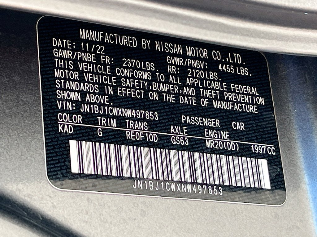 Used 2022 Nissan Rogue Sport SL AWD/4WD image 32