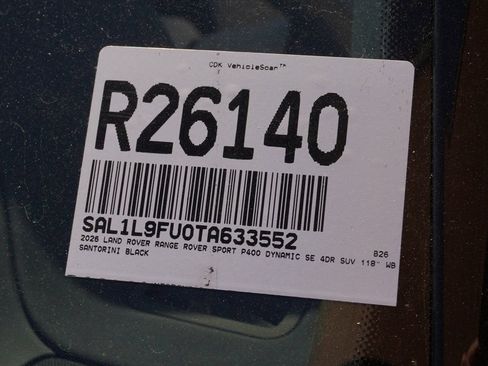 Used 2026 Land Rover Range Rover Sport Dynamic SE AWD/4WD image 34